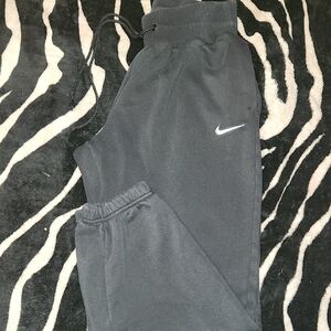 Nike Kids Charcoal Joggers with White Logo